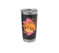 Graisse Chat Japonais Style Kawaii Animal Gobelet isotherme en acier inoxydable double paroi