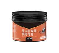 Graisse Conductrice en Cuivre,100 g Graisse Haute Température | Lubrifiant Anti-Bruit pour Équipement, Drone, Moyeux de Roue, Roulements Automobiles et Installation de Bougies d'Allumage