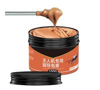 Graisse Conductrice en Cuivre | Graisse 100g Haute Température - Lubrifiant Conducteur pour Équipements Automobiles, Marins, Machines Industrielles, Moyeux de Roues, Installation de Bougies d'Allumage