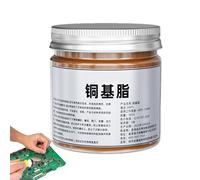 Graisse Cuivre - Pâte Anti-Grippant Haute Température, Composé Assemblage Métal Résistant Chaleur | Protection Filetage Pour Plaquettes Frein Voiture Boulons Moyeux Engrenages, Lubrifiant Inhibiteur R