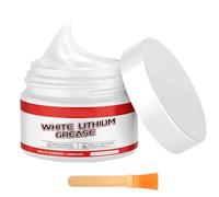 Graisse de silicone | Graisse lubrifiante avec pinceau applicateur étanche et durable - Lubrifiant durable étanche pour garage, voiture, agriculture, portail, véhicules, équipement