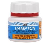 Graisse décapante Hampton - GEB - Pour soudure à l'étain - Spéciale soudures industrielles - Boîte de 85 g