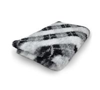 Graisse Lit Diamant Carreaux - Noir Gris Blanc - Latex Antidérapant 75 x 50 cm