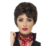 Graisse Perruque Danny Sandy Français Rizzo Adultes 50s Déguisement Accessoire