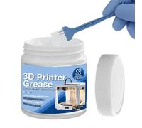 Graisse Pour Imprimante 3d 100 G - Lubrifiant au Lithium Pour Guides s et Vis | Réduit le Bruit, La Friction et L'usure | Engrenages, Roulements, Moteurs, Machines avec Brosse Incluse.