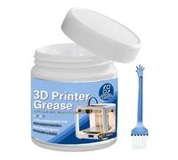 Graisse pour imprimante 3D - Lubrifiant pour roulement de boîte de vitesses - Flacon de 100 g avec pinceau d'application - Huile synthétique - Réduction de la friction - Solution d'entretien pour