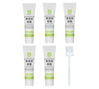 Graisse Pour Joint Torique - 5 Pièces Graisse Mécanique,Lubrifiant Silicone Polyvalent Grade Alimentaire pour Cartouches de Robinet, Plomberie, Cuisine et Joint Torique
