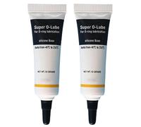 Graisse pour Joints Toriques, 2 x 10g Lubrifiant À La Graisse Silicone Qualité Alimentaire, Lubrifiant en Silicone pour Robinet, Graisse De Sceau pour Jouets Et Lampes Poche