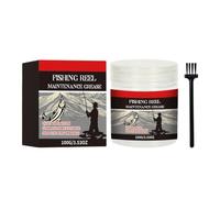 Graisse pour moulinet de pêche, lubrifiant anti-rouille, 100 g | Formule lubrifiante antirouille, 100 g de graisse pour engrenages de roulement, entretien de la bobine, pour eau salée, lac
