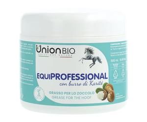 Graisse pour Sabots Cheval 500 g Union Bio Equiprofessional - Véritable Beurre de karité équitation Soins du Cheval, écurie, revitalisant pour Sabots fragiles, secs, fissurés, extraits végétaux