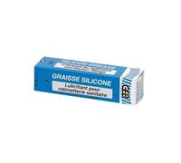 GEB Graisse Silicone - Lubrifiant pour robinetteries et sanitaires. Spécial eau potable - Tube de 20g - Blanc