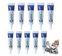 Graisse Silicone Automobile | Graisse de plombier étanche,10 pièces de graisse de plombier empêchent les vannes et les joints toriques de coller une lubrification longue durée.