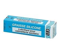GEB Graisse Silicone - Lubrifiant pour robinetteries et sanitaires. Spécial eau potable - Tube de 20g - Blanc