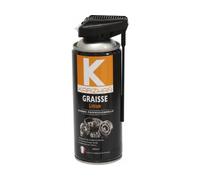 Graisse verte au lithium avec tête 2 jets - aérosol 400ml KARZHAN - 24560