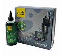 Graisseur de chaîne électronique eSystem V3.1 + lubrifiant vert biodégradable