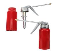 Graisseur de Pompe à Huile Multifonction en Acier 200ml Rouge, Lot 2