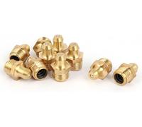 Graisseur Droit M10x1mm Filetage Mâle Graisseur Laiton Raccords Embout Graissage Fixation 10 pcs