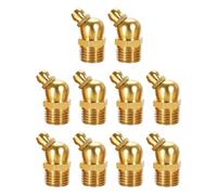 Graisseur en laiton, lot de 10 graisseurs hydrauliques métriques M5×0,8 à 45° pour le remplacement des raccords d'huile