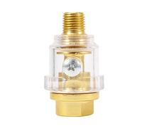 Graisseur en ligne, lubrificateur en ligne, mini lubrificateur en ligne professionnel 1/4 po NPT, accessoire d'outil pneumatique en cuivre de couleur or