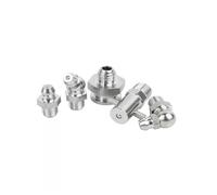 Graisseur, raccord de graisseur, ensemble graisseurs en acier inoxydable 304, filetage métrique M5-M16, types droits et coudés (droit, M5 x 0,8 mm (2 pièces))(90 Degrees,M6x1mm 8mm(5pcs))