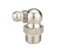 Graisseur, raccord de graisseur, kit d'assortiment raccords graisse, paquet 45 argent M8x1