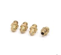 Graisseur SOURCING MAP 4pcs Graisseur Droit M6 x 1mm Filetage Laiton Graissage Raccord pour Voiture