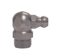 Graisseurs hydrauliques 90° DIN 71412 type H3, haute pression, résistance, lubrification précise, idéal pour les machines et l'entretien industriel.