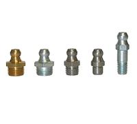 Graisseurs hydrauliques droits DIN 71412 type H1, haute pression, design efficace, idéal pour la lubrification dans les machines et équipements industriels.