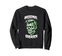 Graisseuse Originale Rockabilly Zombie Psychobilly Skull Sweatshirt