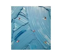 Graiting Affiche D'art Abstrait Imprimée, Texture Bleue, Peinture Sur Toile De Piscine, Décor Maison, Sans Cadre D'été, 1 Pièce(HW50441-11,20x30cm)
