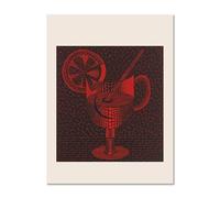 Graiting Affiche De Galerie Kusama, 1 Pièce, Exposition, Imprimés d'art, Peinture sur Toile Musée, Images Murales for Décor Salon(02,21x30cm No Frame)