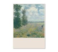 Graiting Affiche en Toile De Paysage Jardin, Peintures Musée, Portrait Imprimé, Tableau d'art Mural for Décoration Maison, 1 Pièce(02,40x60cm No Frame)