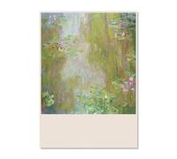 Graiting Affiche en Toile De Paysage Jardin, Peintures Musée, Portrait Imprimé, Tableau d'art Mural for Décoration Maison, 1 Pièce(09,30x40cm No Frame)
