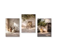 Graiting Affiche Murale De Paysage Naturel, 3 Pièces, Toile d'art Imprimée, Peinture Décorative, Décor Maison for Chambre À Coucher, Couloir(08,21x30cm No Frame)