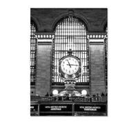 Graiting Tableau d'art Mural en Noir Et Blanc, 1 Pièce, Peinture Décorative for Salon, Affiche sur Toile, Panneau De Rue, Décor Bâtiment(01,30x40cm No Frame)