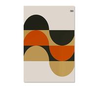 Graiting Toile De Bloc Couleurs D'exposition, 1 Pièce, Peinture Murale Abstraite Minimaliste, Images Géométriques Colorées, Affiche Chambre À Coucher(12,40x60cm No Frame)