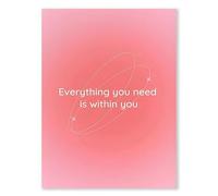 Graiting Toile D'exposition sur Le Marché des Fleurs Roses, 1 Pièce, Peinture avec Chiffres d'ange, Affiche Abstraite, Art Mural, Chambre De Filles, sans Cadre(03,40x60cm No Frame)