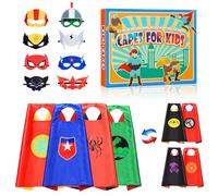 Gralal Déguisements pour Enfants, Jouet Enfant 3-12 Ans Deguisement Garcon Costume Spiderman Enfant Jouet Fille Cadeau Garcon 3 4-12Ans Anniversaire Avengers Masque Cape