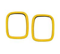 Gralara 1 Paire de Protège-Plateaux Souples en PU Anti-Rayures pour Rollers, Accessoires pour Hommes, Femmes et Enfants, Sports de Plein Air, Jaune