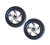 Gralara 1 Paire de Roues de Rechange pour Draisienne, Pneu D'entraînement Léger, Roues de Vélo pour Filles, Accessoires de Cyclisme 12 Pouces, Roue de Fleur de Prune