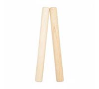 Gralara 2 Bâtons Bâtons Rythme sans Plastique Claves En Bois Caau pour Éveil Musical