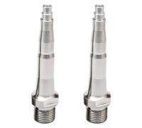 Gralara 2 Pièces Axe de Pédale de Vélo Broche de Remplacement Axe de Pédale Accessoire de Cyclisme en Alliage Robuste pour Une Longue Durée de Vie Approprié, 78mm