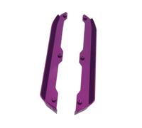 Gralara 2 Pièces Garde-boue Châssis Voiture RC Aluminium CNC Protecteur Planches Renforcées Remplacement pour Modèles Échelle 1/14 Adapté pour Wltoys, Violet