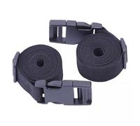 Gralara 2 Pièces Sangles Sac Golf Trolley avec Boucle Rapide Nylon Haute Résistance Fixation Chariot Léger Pratique pour Transport Sécurisé, 4 pièces