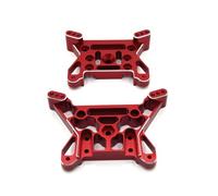 Gralara 2 Pièces Support D'amortisseur Avant et Arrière Robuste Support Amortisseur en Aluminium Léger Pièce pour, Rouge