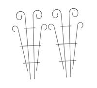 Gralara 2X Supports pour Plantes grimpantes Cadre Treillis en Fer pour vignes Structure de Support pour Plantes en Pot
