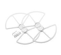 Gralara 4 Pièces Anneau Protection Hélice Garde Protecteur Anticollision Plastique Résistant Adapté à 1 2 3 Utilisation Drone Sécurité Vol, Blanc