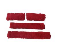 Gralara 4 Pièces Protège-Licol Couvertures de Remplacement Gaines de Licou Rembourrage de Protection Manchons pour Cheval Facile à Installer Adapté pour L'Us, Rouge