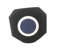 Gralara à Condensateur Portable, Coupe-vent, Léger et Anti-reflets, avec Bonnette Anti-bruit pour Une Utilisation à Domicile, Bleu
