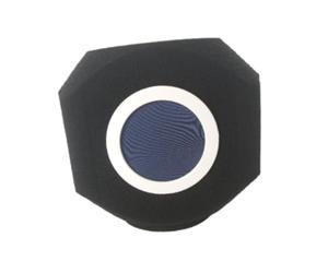 Gralara à Condensateur Portable, Coupe-vent, Léger et Anti-reflets, avec Bonnette Anti-bruit pour Une Utilisation à Domicile, Bleu